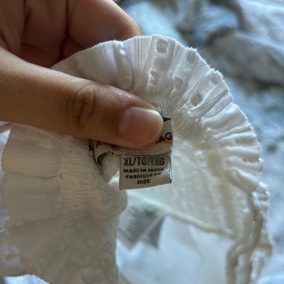 Ag Adriano Goldschmied White Lace Top - Picture 4 of 5